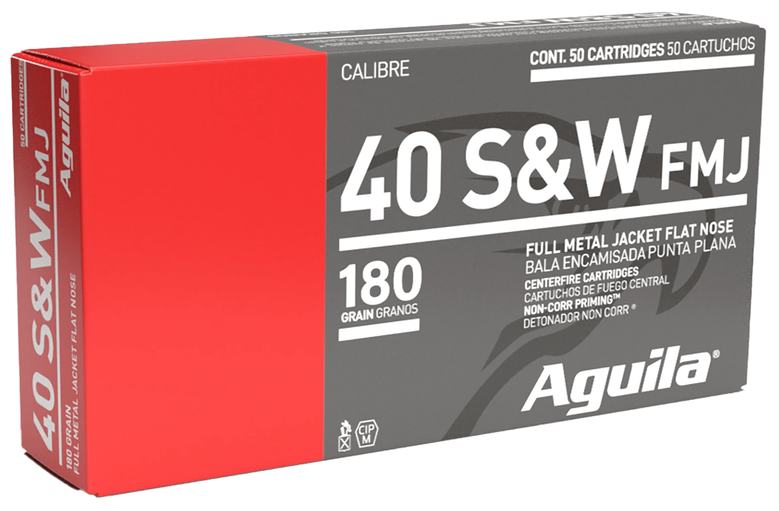 Aguila 1E402110   40S&W 180gr Full Metal Jacket 50 Per Box/20 Case