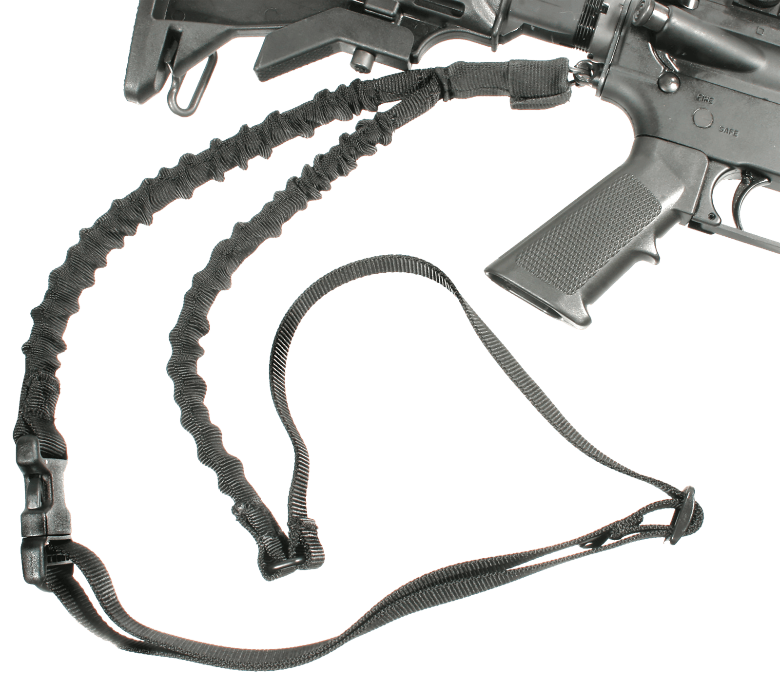 Blackhawk 70GS17BK Universal Swift Rifle Sling Black Nylon Webbing 1.25" Wide Three-Point Design