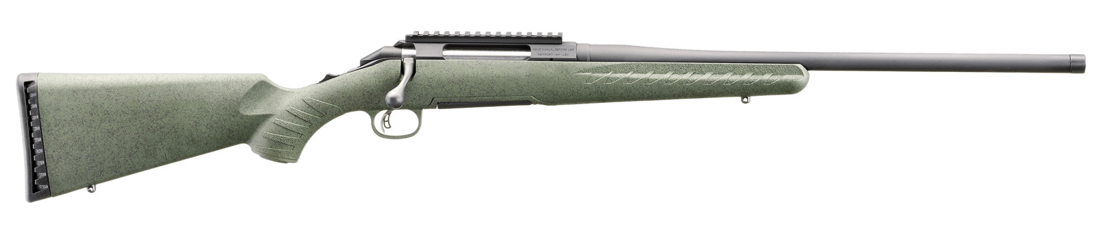 Glenfield 52003 Model A  Full Size 270 Win 4+1 20" Matte Black Threaded Barrel, Matte Black Alloy Steel Receiver w/Picatinny Rail, Moss Green Splatter Fixed Synthetic Stock, Thread Protector