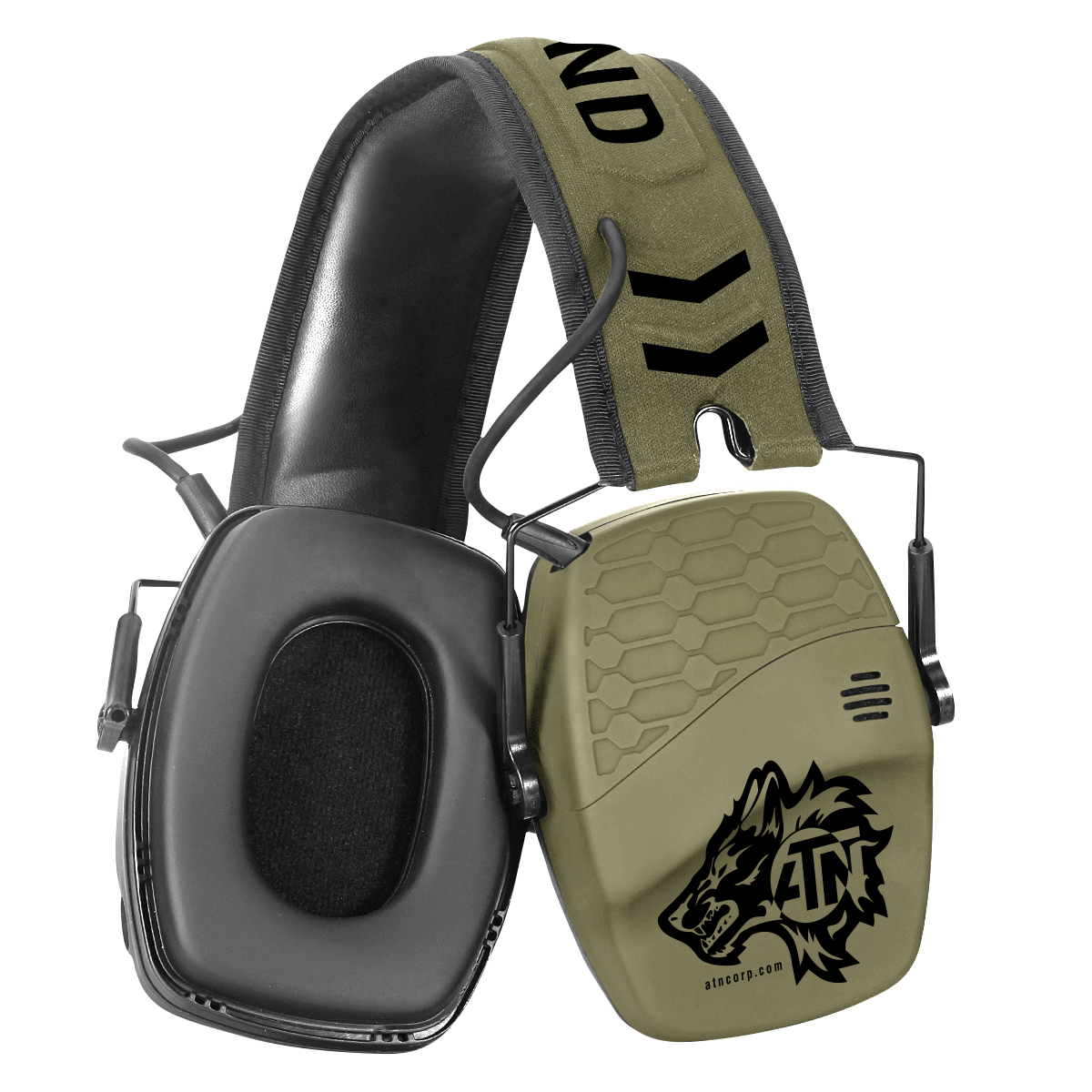 ATN ACPROTXSND X-Sound Hearing Protector 22 dB OD Green