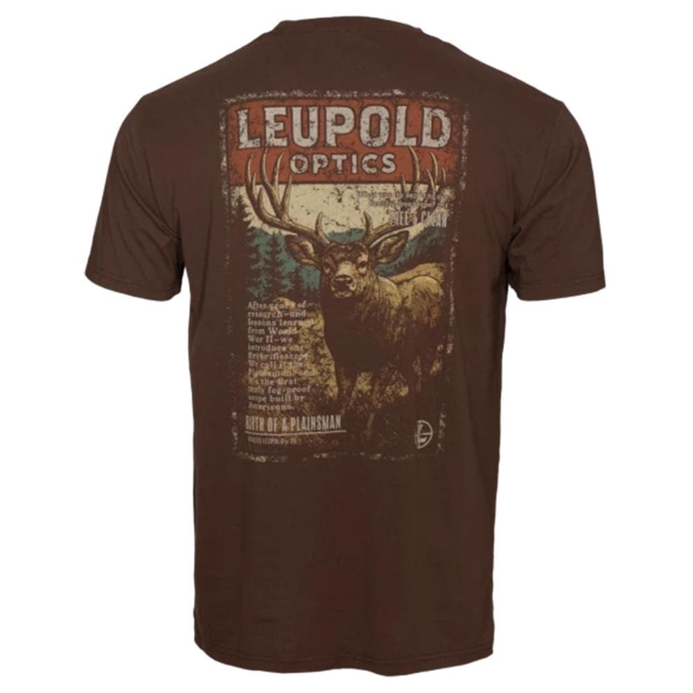 Leupold Magazine Short Sleeve Shirt Brown Heather XL