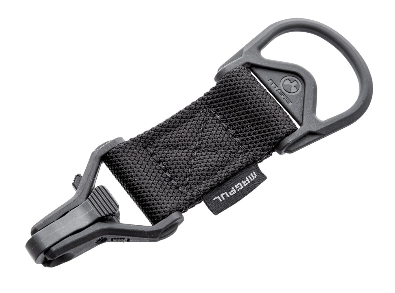 Magpul MAG516-BLK MS1/MS3 Sling Adapter made of Steel with Black Melonite Finish, Polymer Hardware, Nylon 1.25" Webbing & Two to One-Point Design for AR-15, M4 & M16