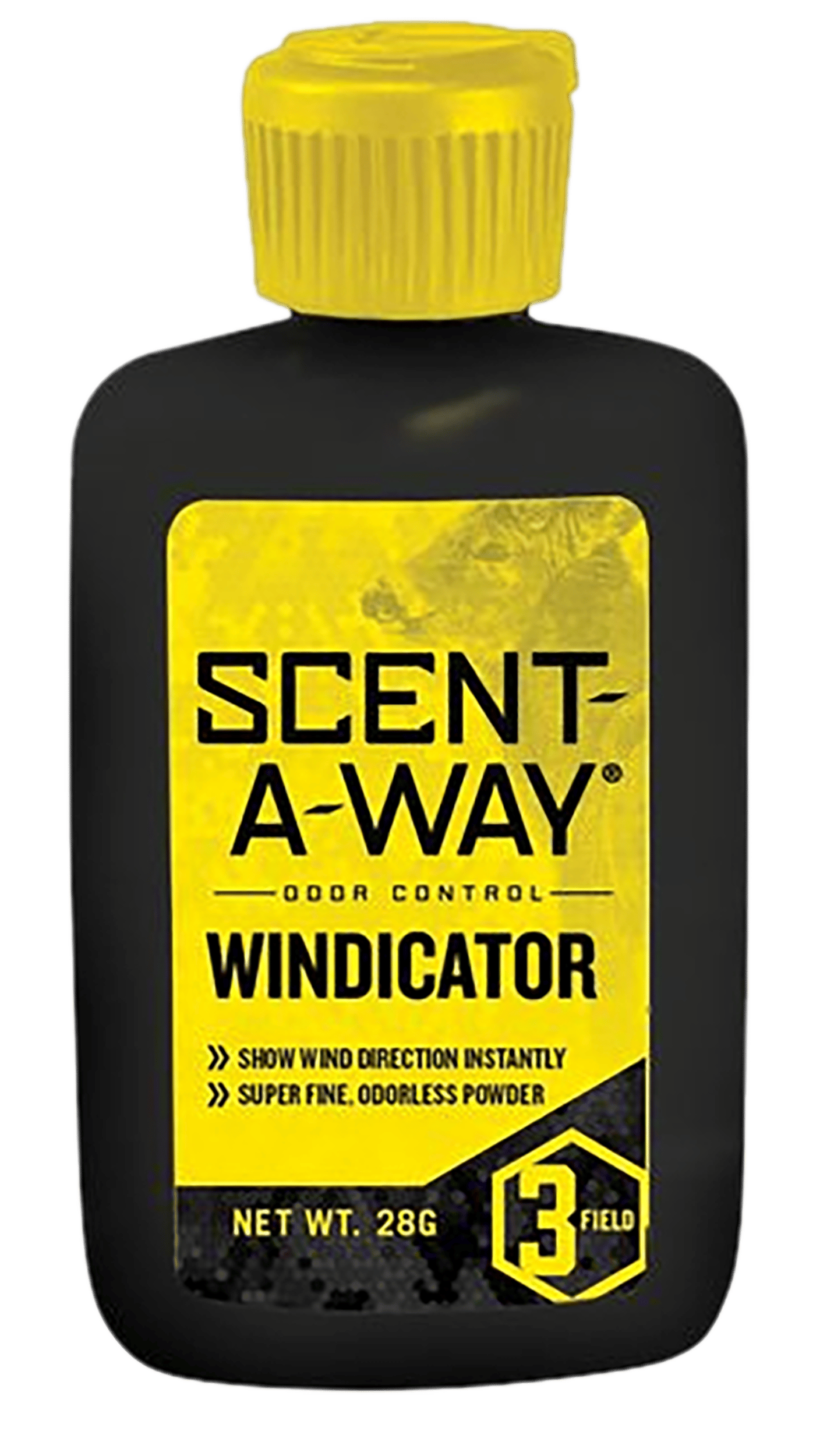 Scent-A-Way 00791 Max Windicator Odorless Scent Powder 0.98 oz Squeeze Bottle