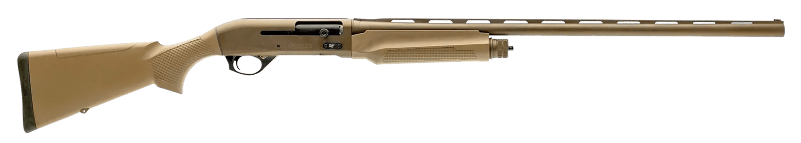 Gforce Arms GFONE1228MF One  Full Size 12 Gauge Semi-Auto 3" 3+1/10+1 28" Flat Dark Earth Vent Rib Barrel, Flat Dark Earth Receiver, Fixed Flat Dark Earth Cerakote Synthetic Stock