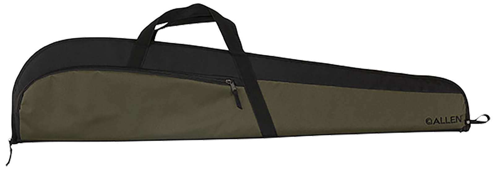 Allen 69346 Powell Rifle Case 46" Green w/Black Trim 600D Polyester, Foam Padding, Large Accessory Pocket & Lockable Zippers