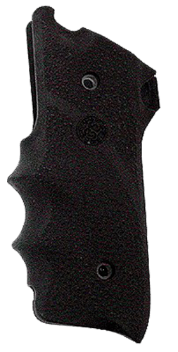 Hogue 82000 Rubber Grip  Black with Finger Grooves for Ruger Mark II, III