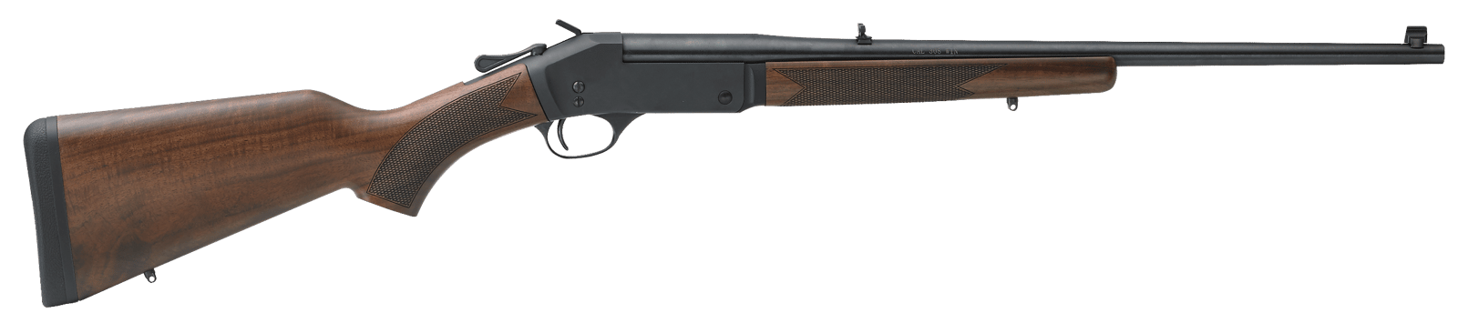 Henry H0153030 Single Shot  Full Size Single Shot 30-30 Win 1 Shot, 22" Blued Round Barrel, Blued Steel Receiver, American Walnut Fixed w/Pistol Grip Stock, Right Hand