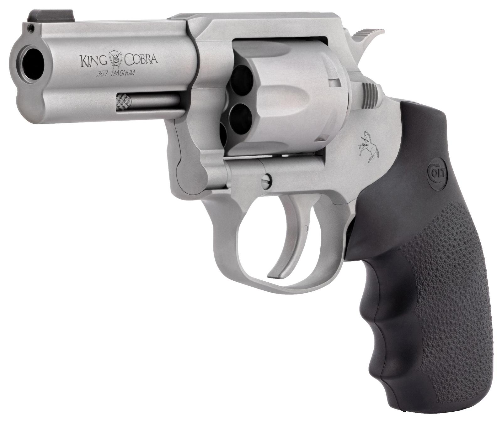 CLT KING COBRA 357MAG 3 MATTE SS HOGUE GRIP
