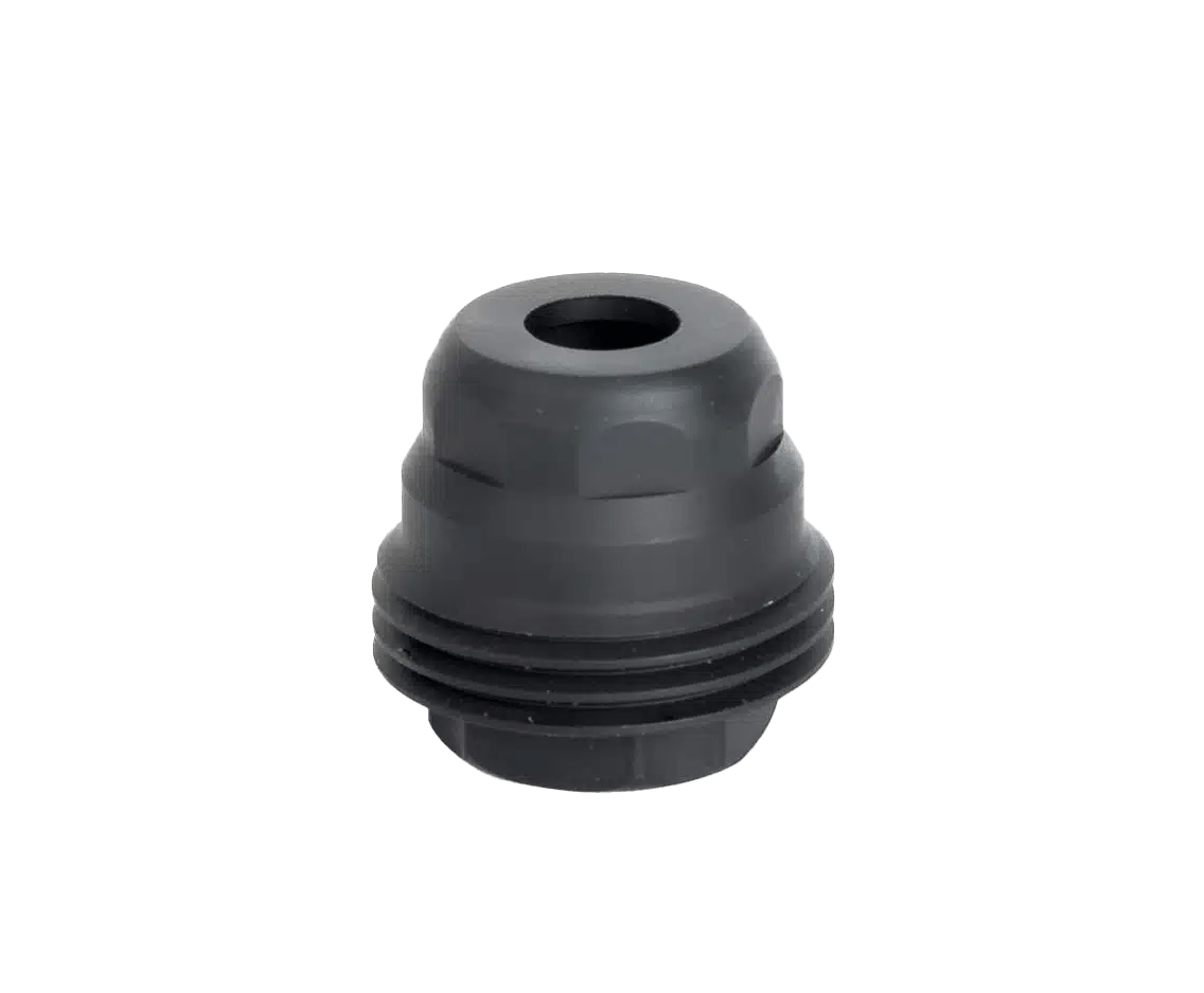 Jk Armament JKMDHDM111624 Minimalist  45Cal Fits 1" Long 11/16"x24 Stainless Steel Nitride Black
