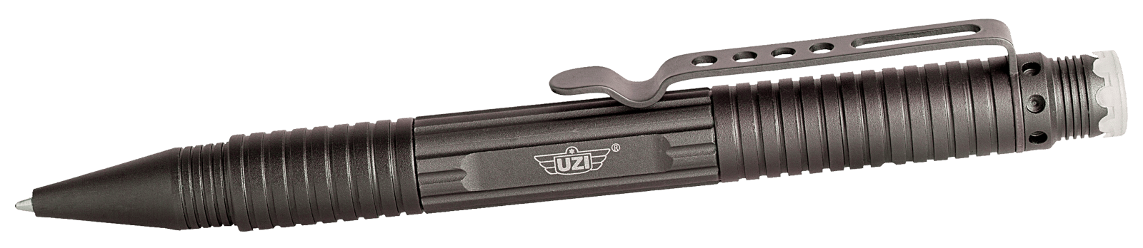 Uzi Accessories UZITACPEN1GM Defender Tactical Pen Gun Metal Aluminum 6.10"