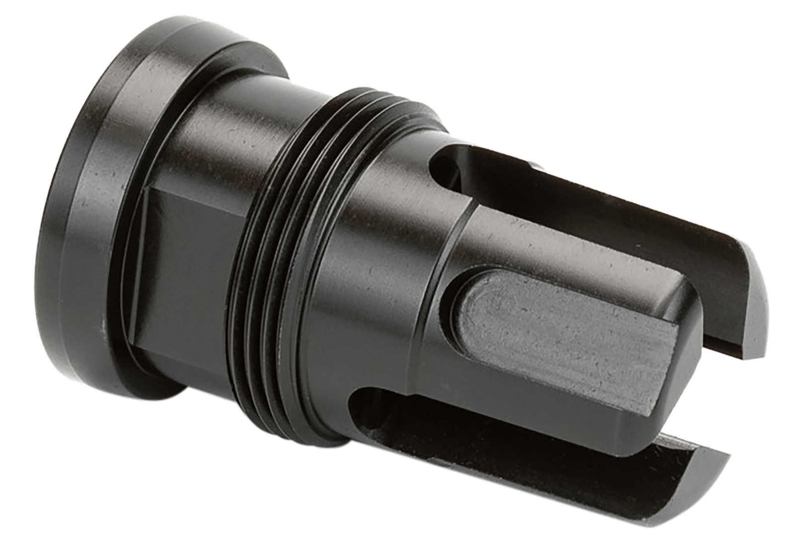 Griffin Armament TMMFH5824 Minimalist Taper Mount Flash Suppressor Black 17-4 Stainless Steel with 5/8"-24 tpi Threads, 1.80" OAL &  1.07" Diameter for 30 Cal
