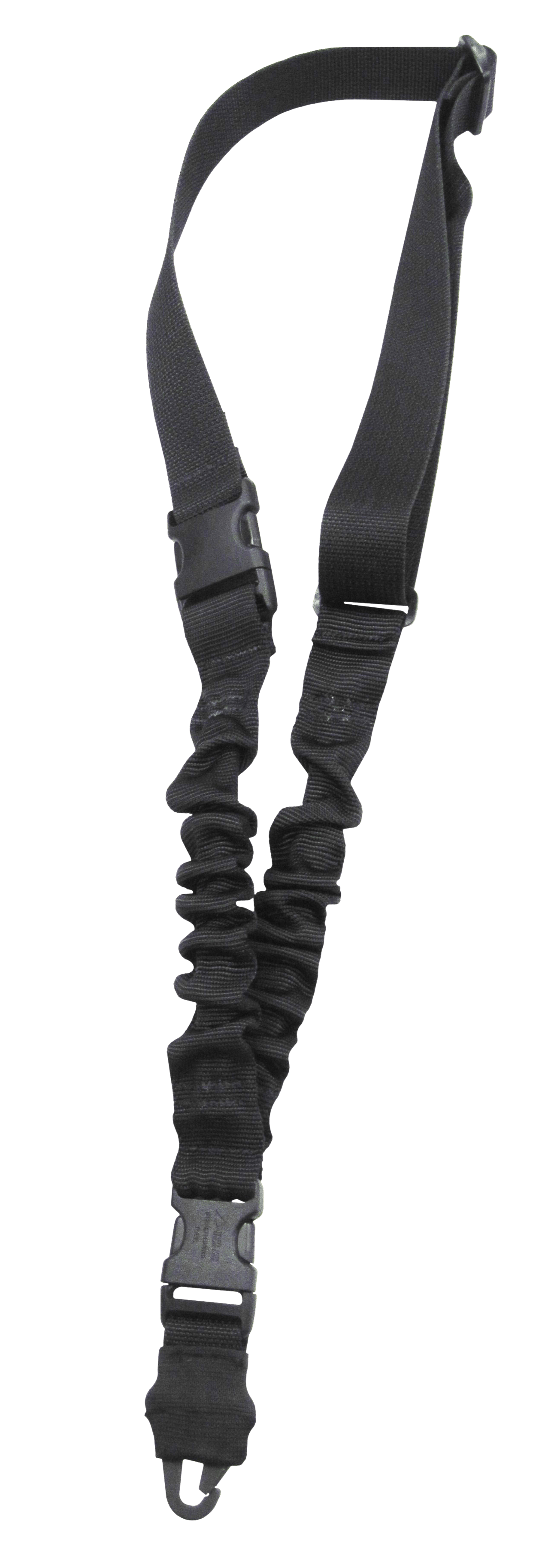 Tacshield T6010BK Shock Sling Black Webbing Single-Point Rifle/Shotgun