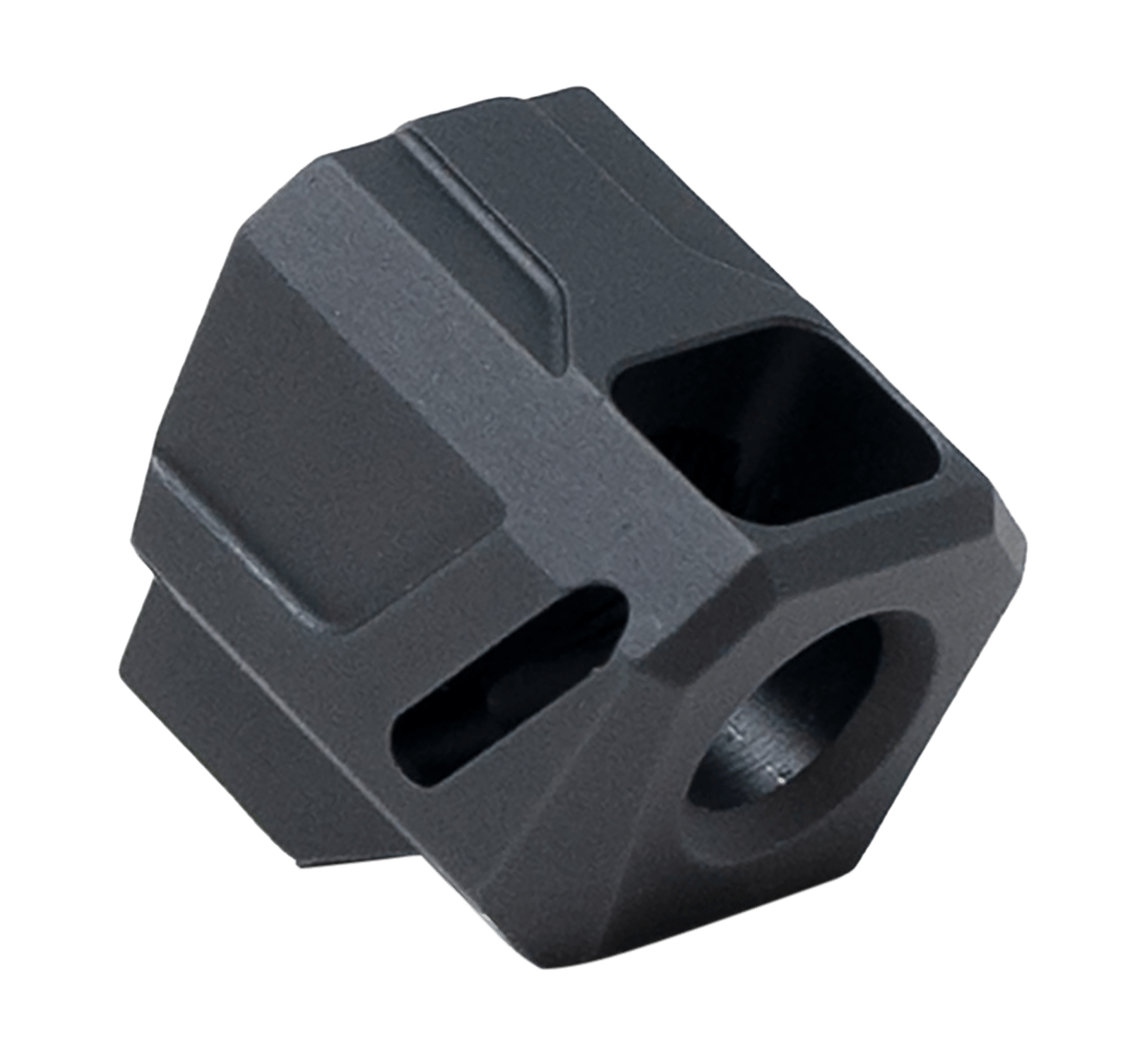 Faxon Firearms FFPACOMPSSMP01 EXOS-524 Compensator for M&P Shield/Shield Plus Anodized Aluminum 1/2"x28 Threads 1.10" OAL 9mm