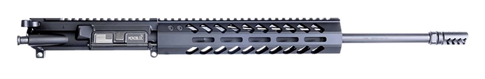 HM Defense 16MBUP556 MonoBloc Upper  223 Rem, 5.56x45mm NATO 16" Black Cerakote Barrel, 7075-T6 Aluminum Black Anodized Receiver, 15" M-LOK Free-Float Handguard for AR-15