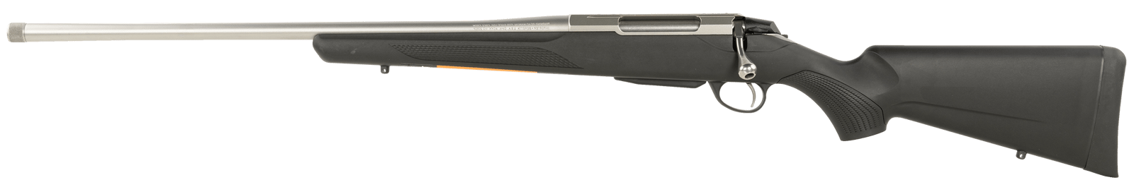 Tikka JRTXB41422MT T3 Lite Full Size 22-250 Rem 3+1 22.40" Stainless Threaded Barrel, Drilled & Tapped Stainless Steel Receiver, Fixed Black Synthetic Stock, Left Hand