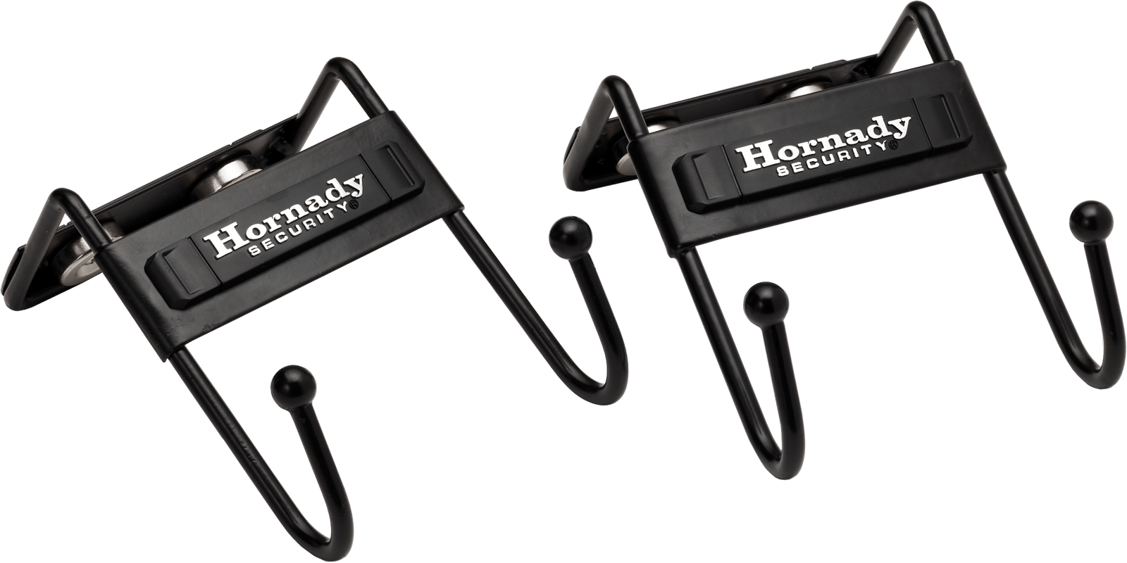 Hornady 95911 Magnetic Safe Hook  Metal Black 2 Pack
