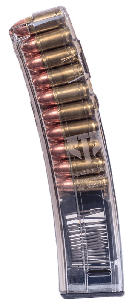 ETS Group HKMP520 Rifle Mags  20rd 9mm Luger for H&K MP5/SP5K/MP5K/94/SP89 Clear Detachable