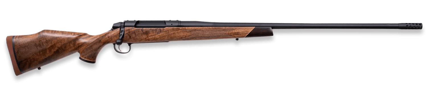 Weatherby 3WASD375HR6B 307 Adventure SD Full Size  375 H&H Mag 3+1 22" + 2" Graphite Black Cerakote Fluted Threaded Barrel, Graphite Black Cerakote Stainless Steel Drilled & Tapped Receiver, Walnut Fi
