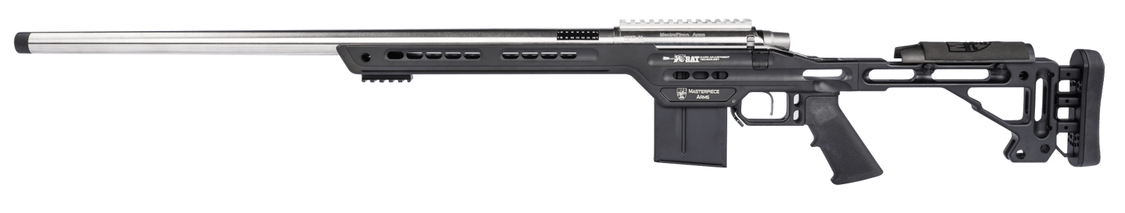 MasterPiece Arms 65PRCPMR PMR  6.5 PRC 26" 10+1 Black Cerakote Black Cerakote Aluminum Chassis with Adjustable Cheek Stock Black A2 Grip Right Hand
