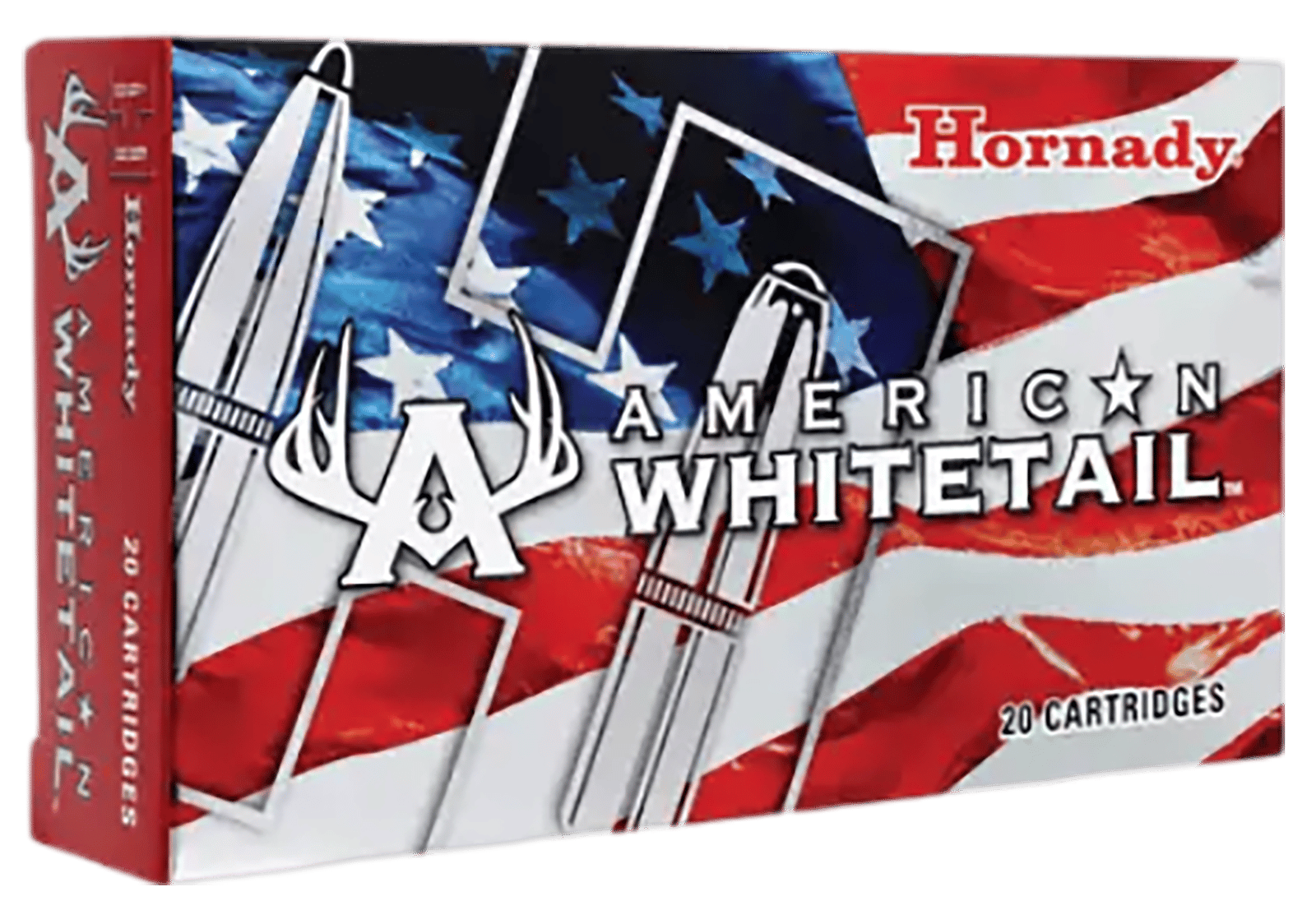 Hornady 8047 American Whitetail  243Win 100gr InterLock Boat Tail Soft Point 20 Per Box/10 Case