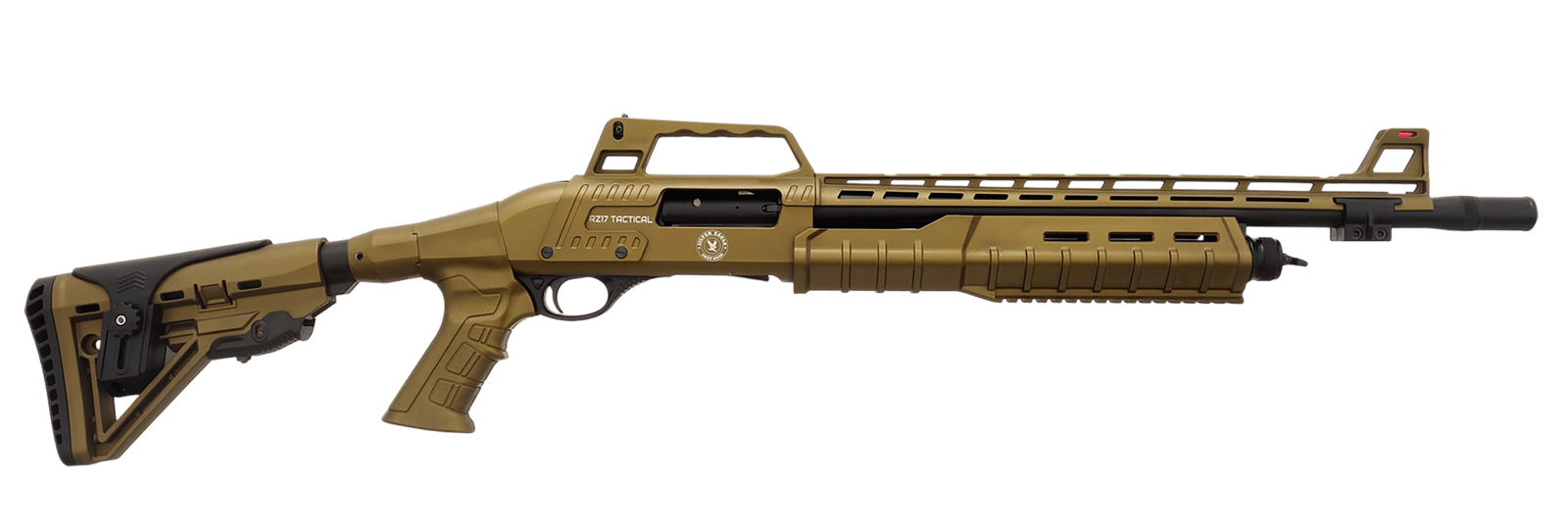Silver Eagle Arms RZ17TACSB RZ17  12 Gauge Pump 4+1 18.50" Black Bronze Steel Barrel,  Bronze Receiver, Bronze Synthetic Stock, Picatinny Rail Forend, Bronze Polymer Grip