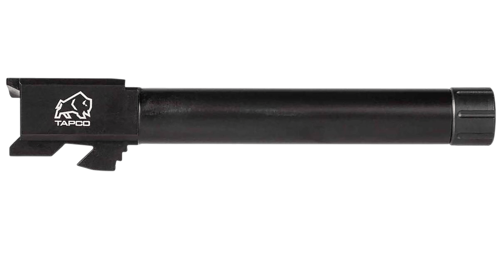 Tapco TAP22018 Conversion  9mm Luger Fits Glock 22 Gen3-4 Threaded, Black Nitride, Thread Protector