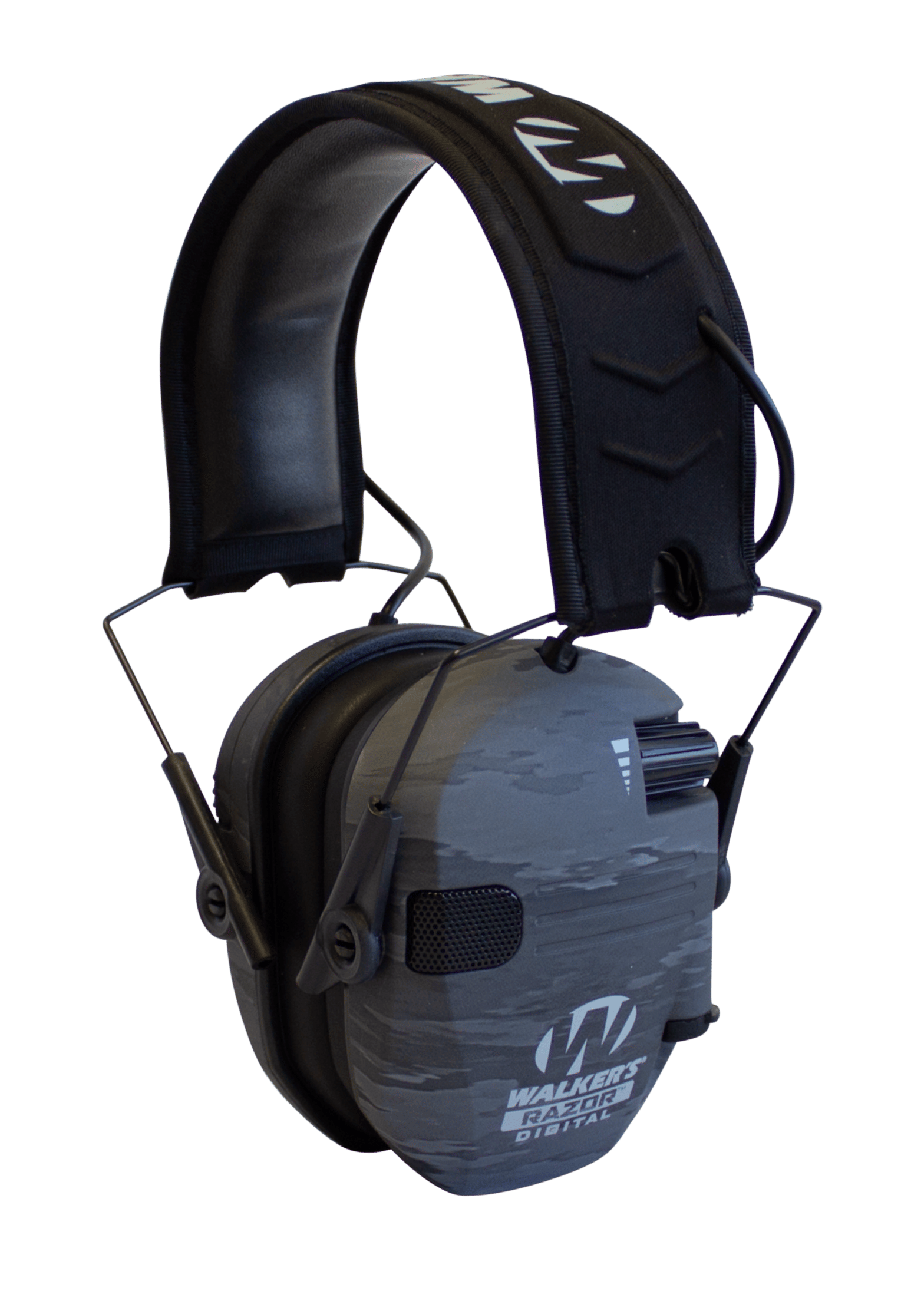 Walker's GWPDRSEMGST Razor PRO Digital Electronic Muff 23 dB Over the Head Ghost Camo/Black Polymer