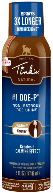 Tinks W5501 #1 Doe-P Non-Estrous Fogger Deer Attractant Doe Urine Scent 5 oz Aerosol