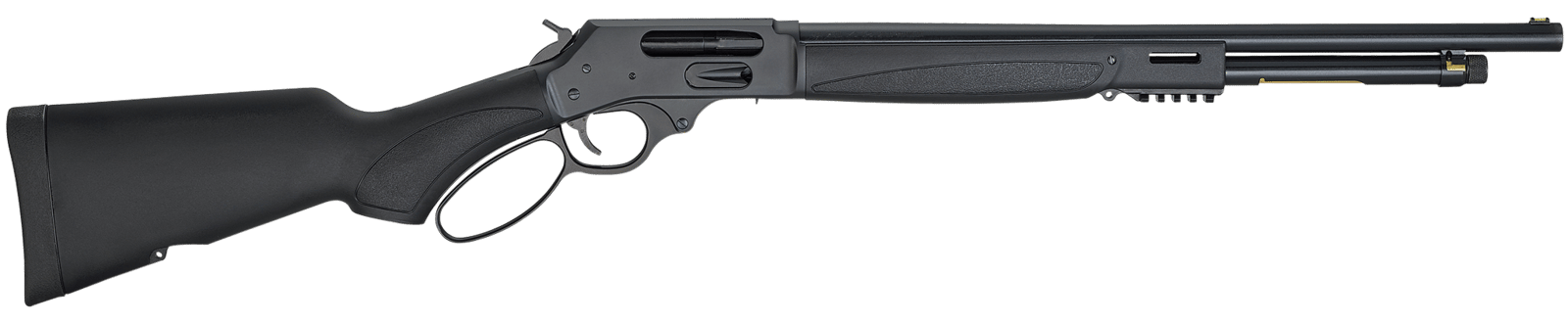 Henry H018X410 Lever X Model 410 Gauge with 19.80" Barrel, 2.5" Chamber, 5+1 Capacity, Blued Metal Finish & Black Synthetic Stock Ambidextrous Hand (Full Size)