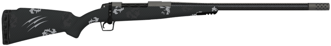 Fierce Firearms TROG308WIN22GP CT Rogue  308 Win 4+1 22" Carbon Fiber Barrel, Glacier Cerakote Titanium Rec, Phantom Camo Rogue Stock