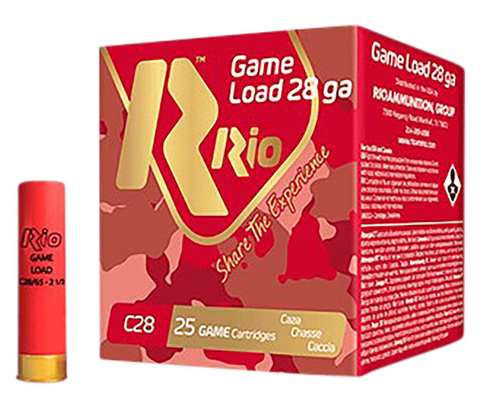 Rio Ammunition RCHV2875 Game Load Heavy Field 28Gauge 2.75" 1oz 7.5Shot 25 Per Box/10 Case