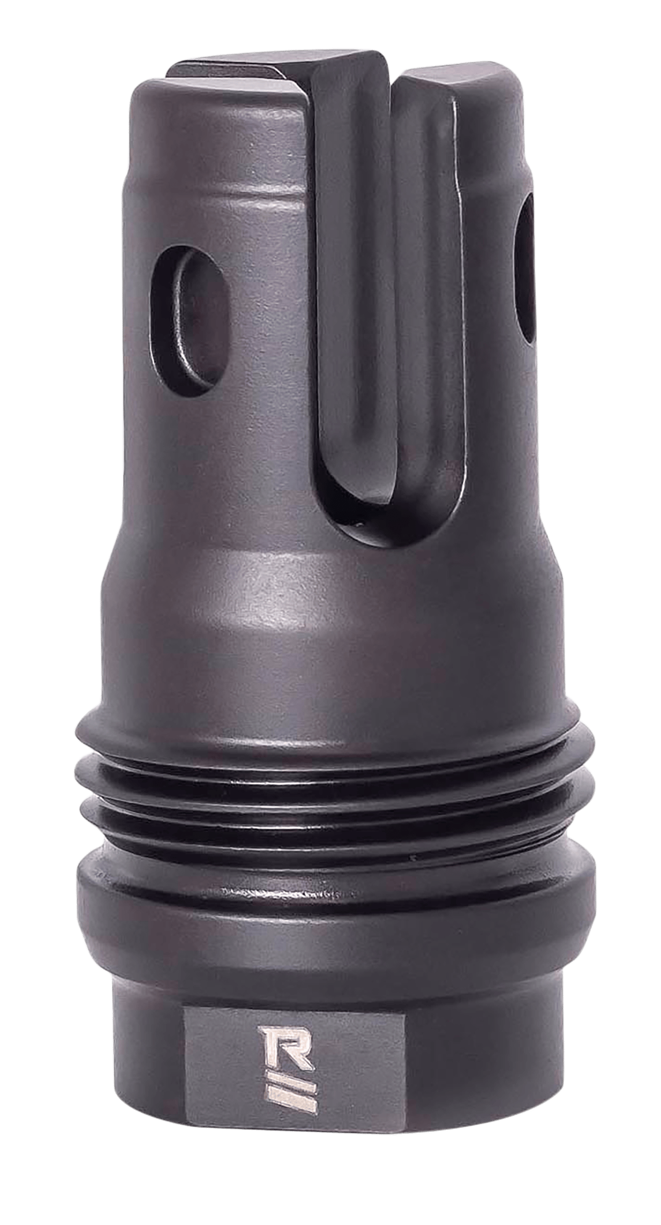 Rugged Suppressor FH007 R3 Flash Mitigation System Black with 9/16"-24 tpi Threads & 2.13" OAL for 7.62mm Radiant762, Surge762, Razor762 & Micro30 Suppressors