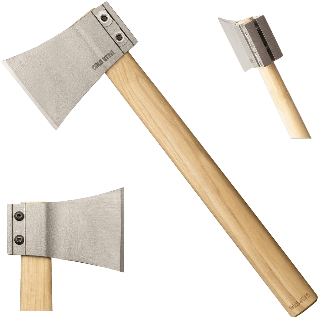 Cold Steel CS90AXA Professional Thrower 4" Blade 1055 Carbon Steel Blade American Hickory Handle 16"
