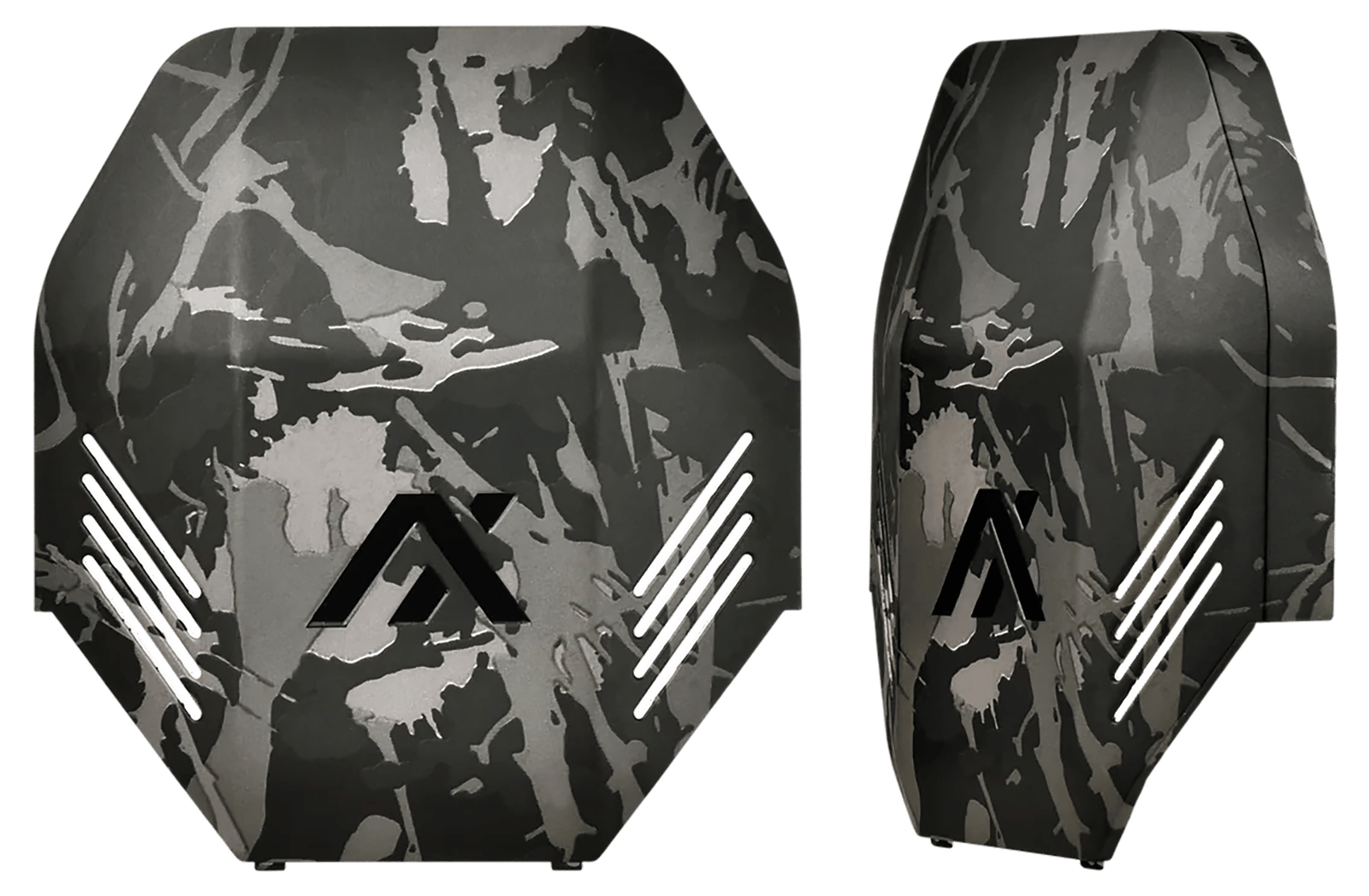 Axil LLC MXPLTBC MX Plate  Polymer Over the Head Black Camo
