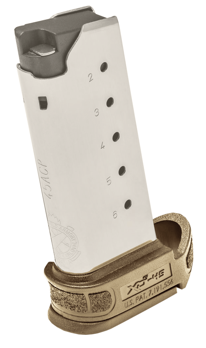 Springfield Armory XDSG5006FDE XD-S Mod2 6rd Extended 45 ACP Stainless Steel