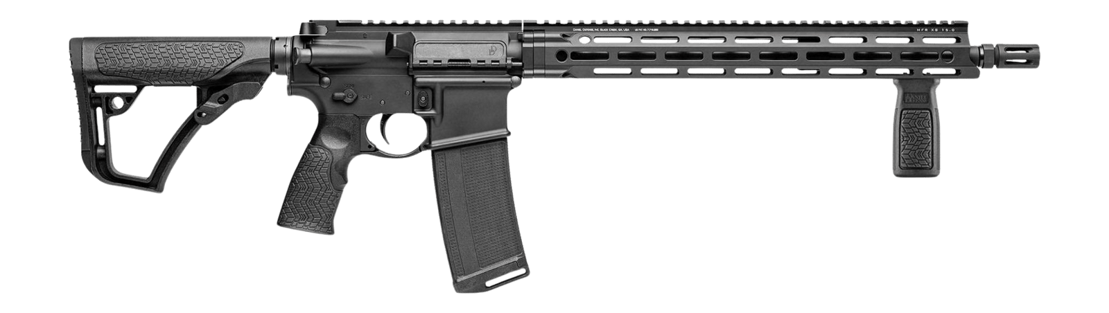 Daniel Defense 0212802081067 DDM4 V7 *CO Compliant 5.56 NATO 16" Black Anodized Aluminum Receiver w/Picatinny Rail, M-LOK Handguard, Black Polymer Stock