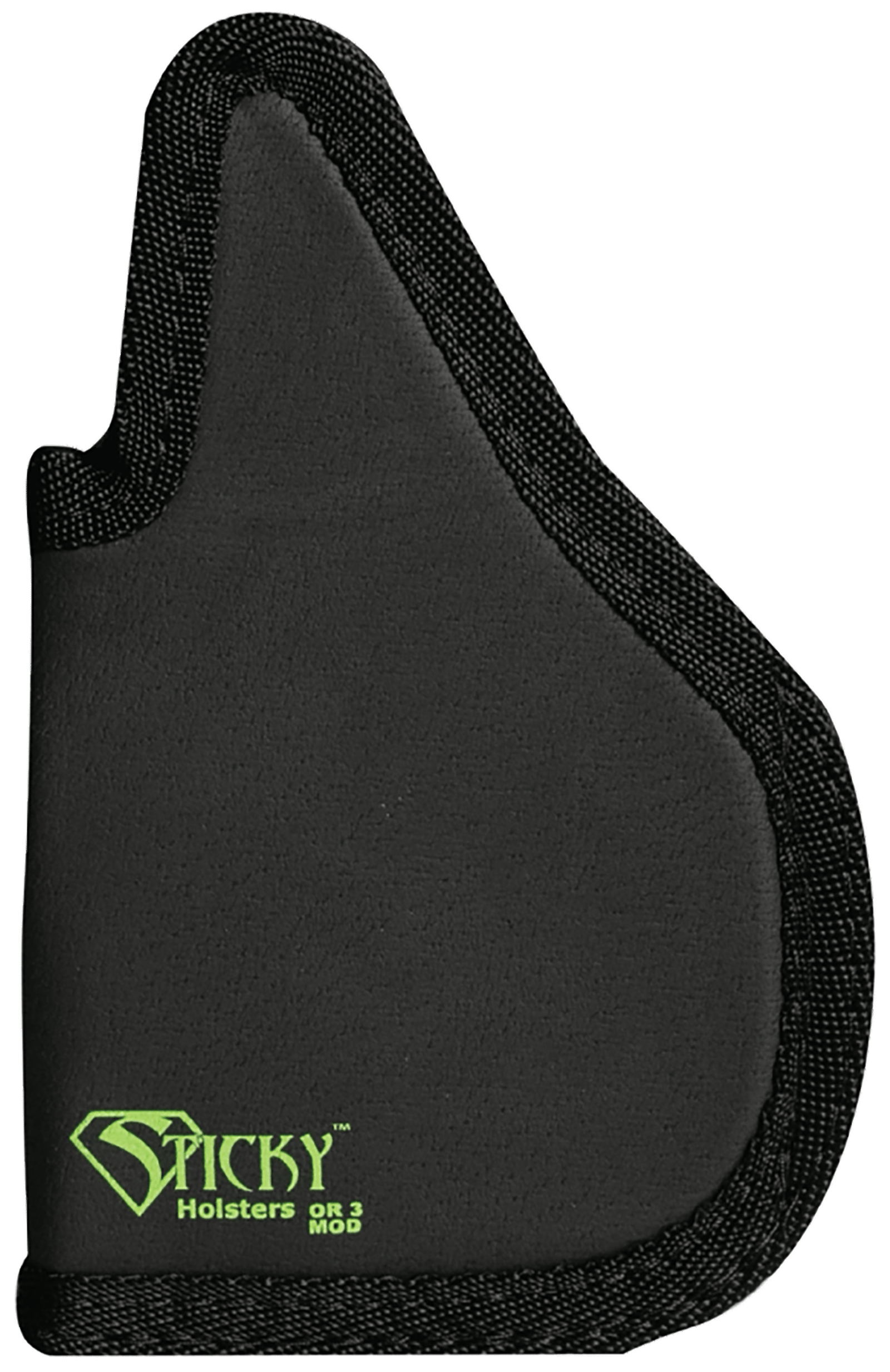 Sticky Holsters OR3MOD OR-3 Modified Black/Green Latex Free Rubber Fits Sig P365XL Ambidextrous