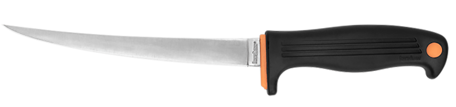 Kershaw 1257X Clearwater  7" Fixed Fillet Plain Satin 420J2 SS Blade Black Co-polymer Handle Includes Sheath