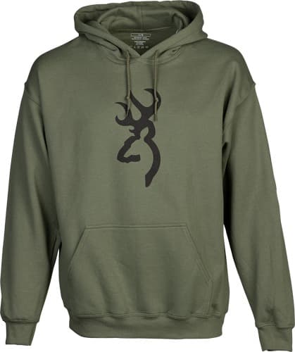 BROWNING HOODIE BACKFENCE BROWNING ARMS GREEN LARGE