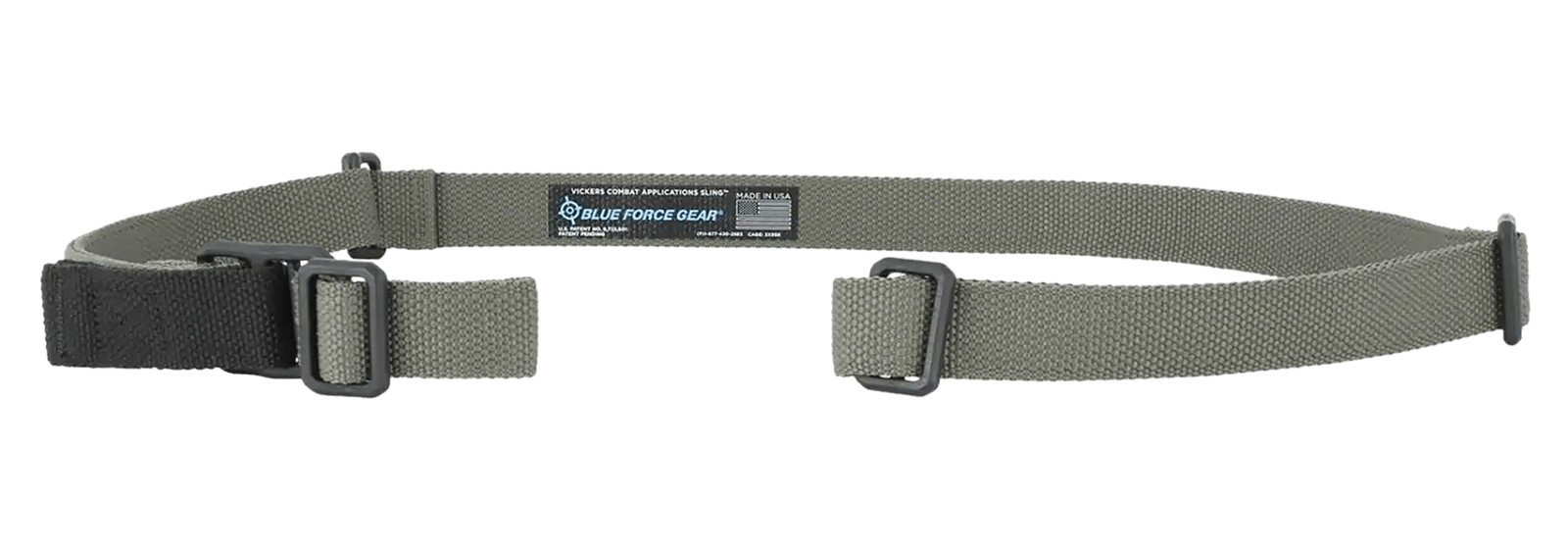 Blue Force Gear VCAS125OARG Vickers Sling Ranger Green Cordura 57"-67" OAL Rifle