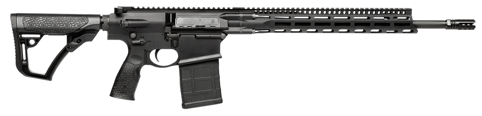 Daniel Defense 0215822207055 DD5 V4 *CA Compliant 6.5 Creedmoor 18" 10+1 Black Hard Coat Anodized 6 Position w/SoftTouch Overmolding Stock MLOK