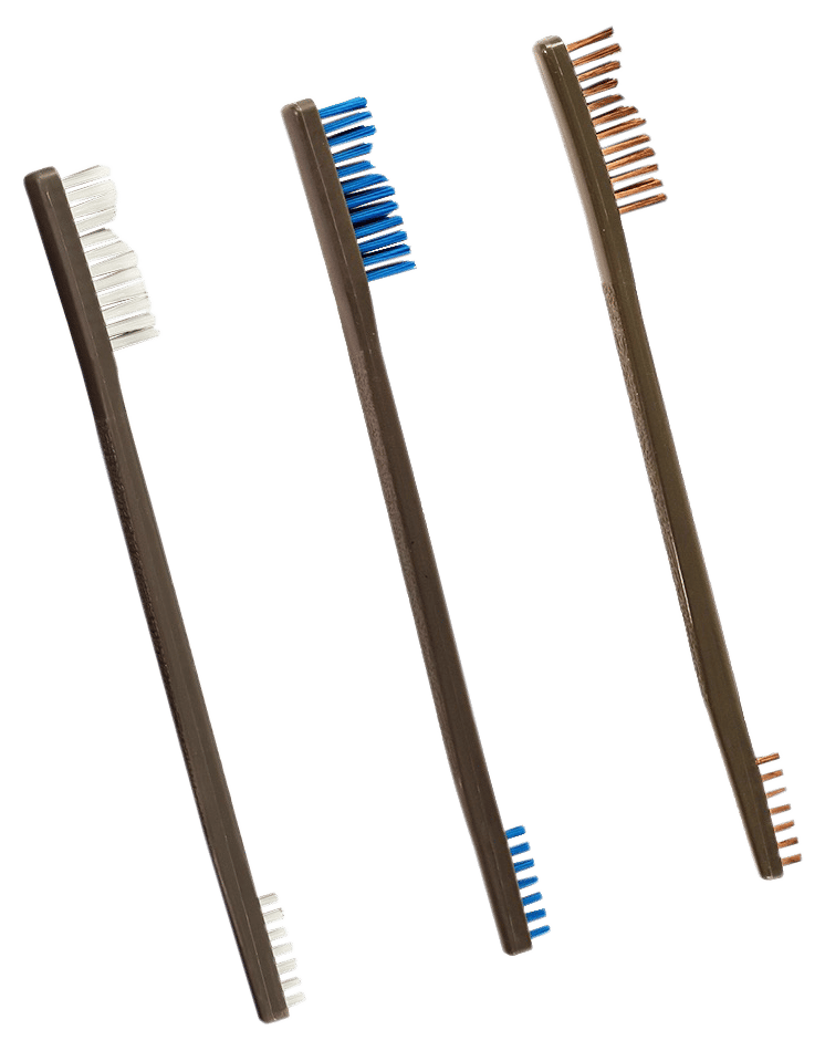 Otis FG3163NBBZ AP Brushes  Universal Bronze/Nylon Bristles 3 Pack