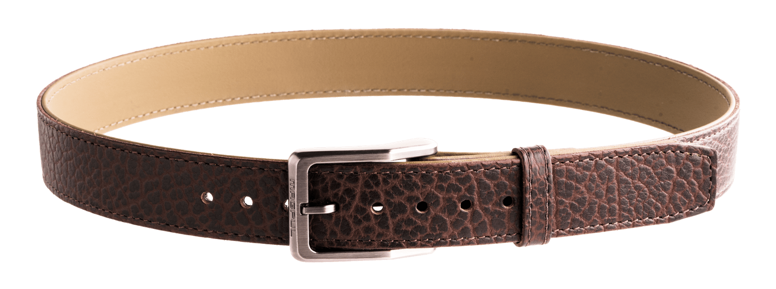 Magpul MAG127921044 Tejas EL Cibolo Chocolate Brown Bison Hide 44" 1.50" Wide Buckle Closure