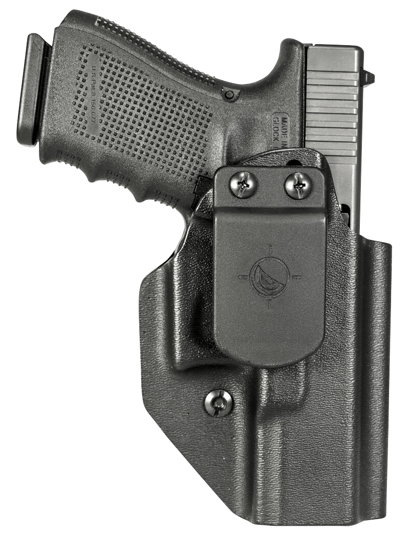 Mission First Tactical HGL19AIWBABL Appendix Holster IWB/OWB Black Polymer Belt Clip Fits Glock 19/23/44 Ambidextrous