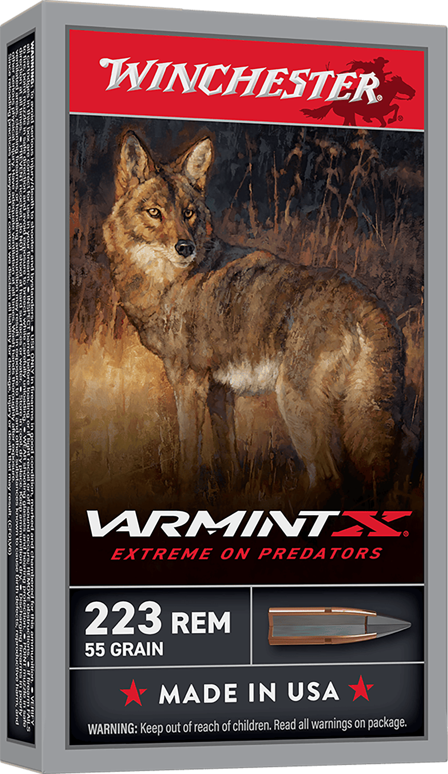 Winchester Ammo X223PXP Varmint X  223Rem 55gr Extreme Point 20 Per Box/10 Case