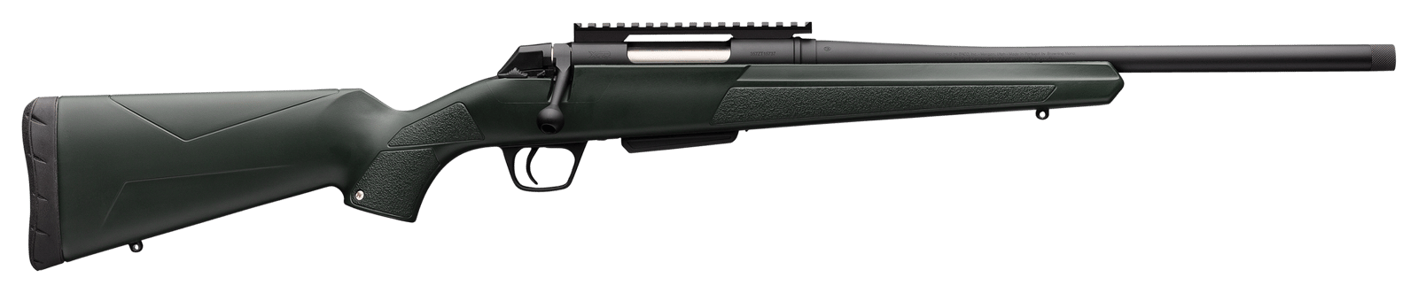 Winchester Repeating Arms 535757294 XPR Stealth 6.5 PRC Caliber with 3+1 Capacity, 16.50" Threaded Barrel, Black Perma-Cote Metal Finish & Green Synthetic Stock Right Hand (Full Size)