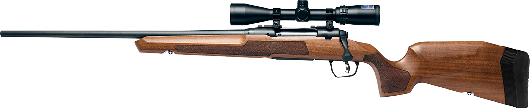 Savage Arms 32271 Axis 2 XP Combo 6.5 Creedmoor 4+1 22" Matte Black Sporter Barrel & Drilled & Tapped Carbon Steel Receiver, Ergonomic Hardwood Stock, Left Hand, Weaver 3-9x40mm Scope