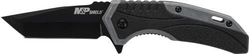 S&W KNIFE M&P SHIELD 2.8" TANTO SPRING ASSIST BLACK