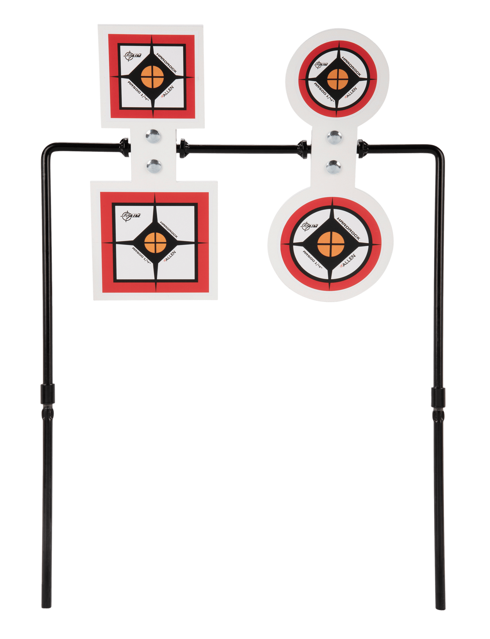 EZ-Aim 15593 Hardrock Spinner  AR500 Round Target & Stand .25" Thick