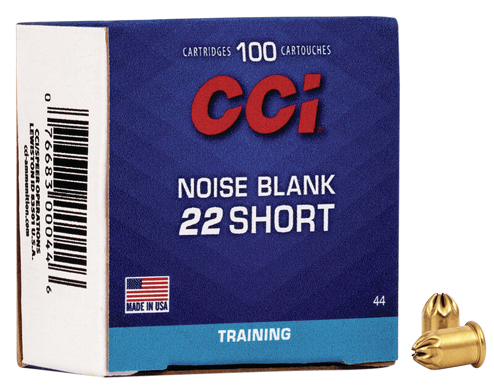 CCI 0044 Noise Blanks  22Short 100 Per Box/50 Case